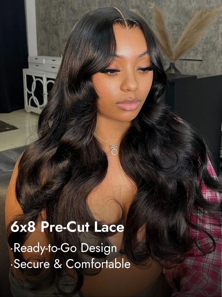 M Hairline 6x8 Lace Wig