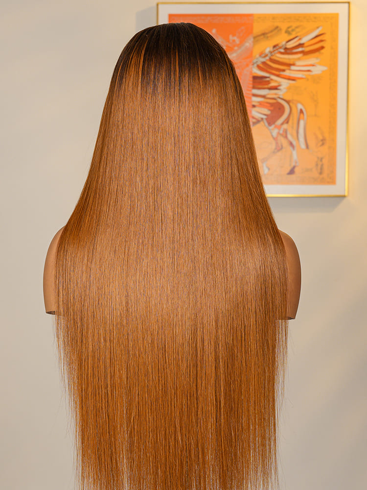 Straight Ombre Ginger 13x6 Lace Wig 