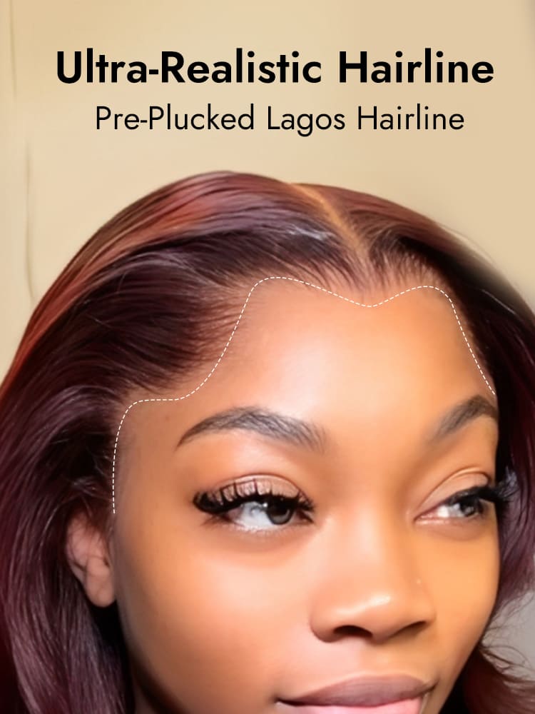99J Wig With Ultra-Realistic Lagos Hairline