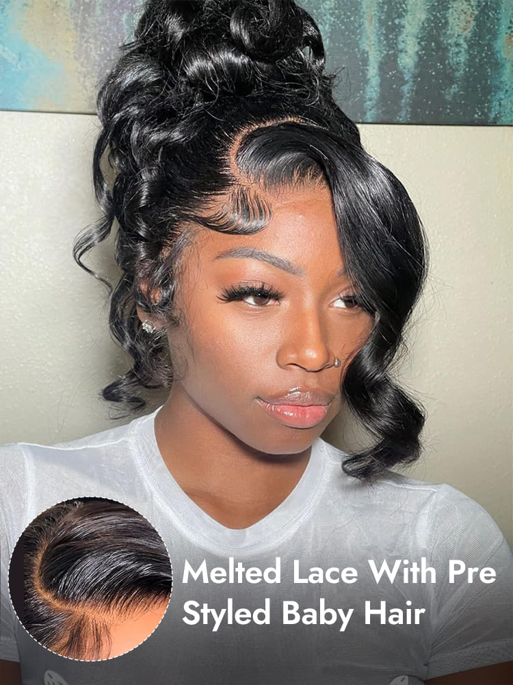 Pre Styled 360 Lace Wig With Babyhair