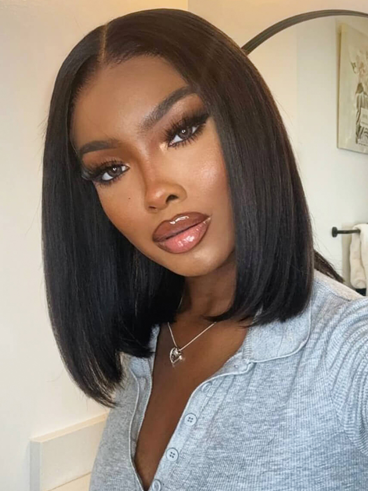 Straight bob wig