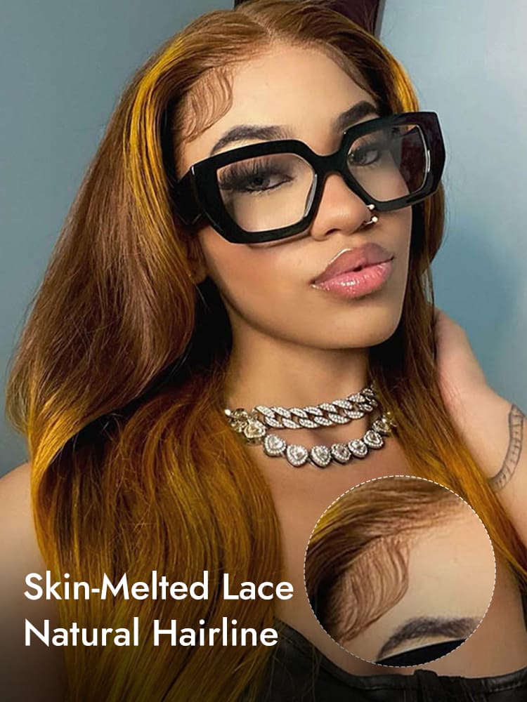 Ginger Brown Highlight Wigs