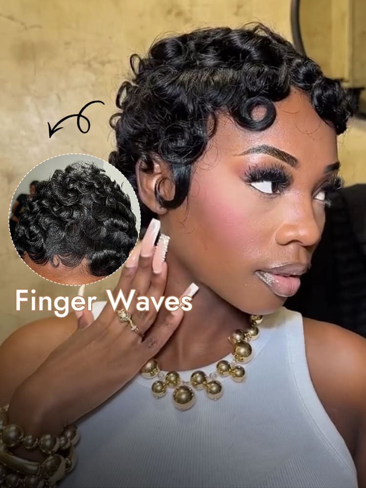 Pixie Cut Full Lace Ready To Go Short Wig