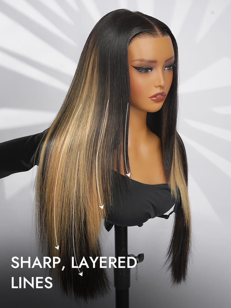 Layered Straight 6x8 Ready To Go Wig