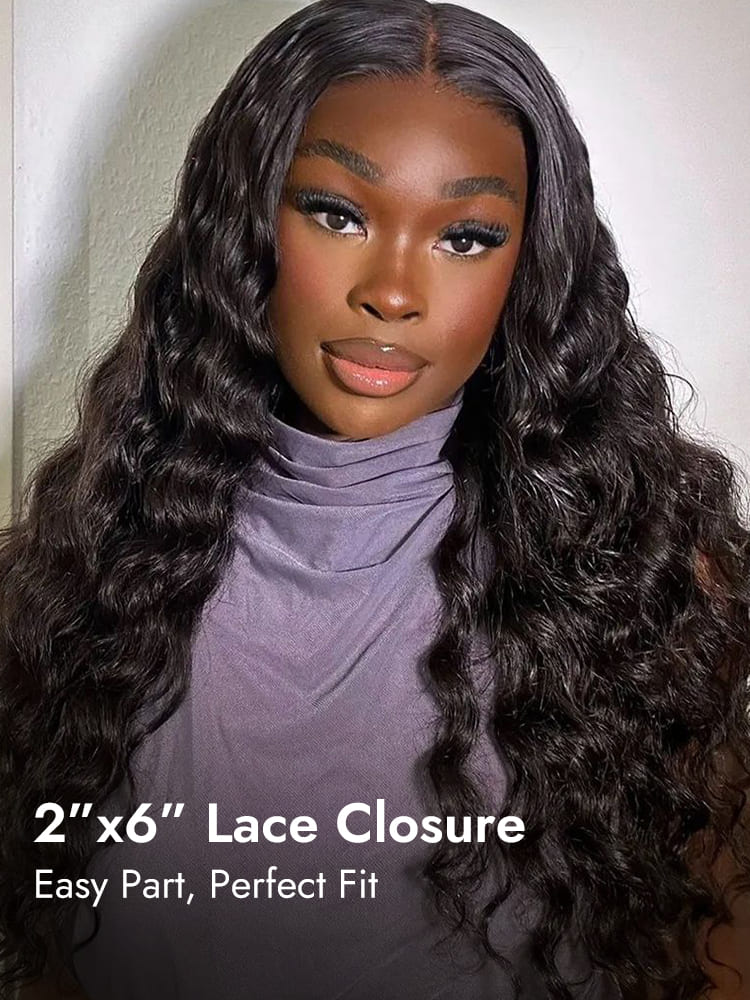 Loose Deep Wave Lace Front Glueless Wig