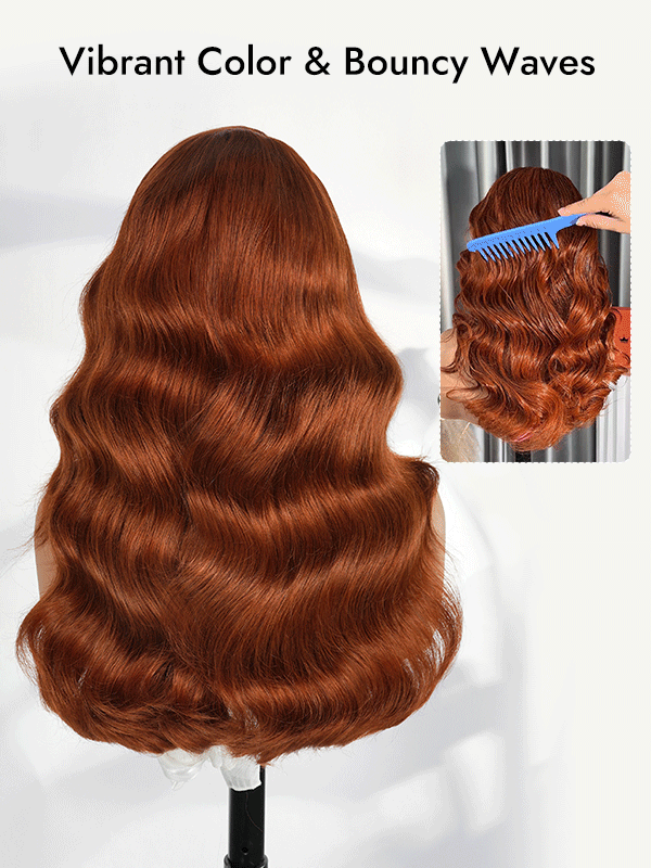 Ginger Orange Human Hair Wig