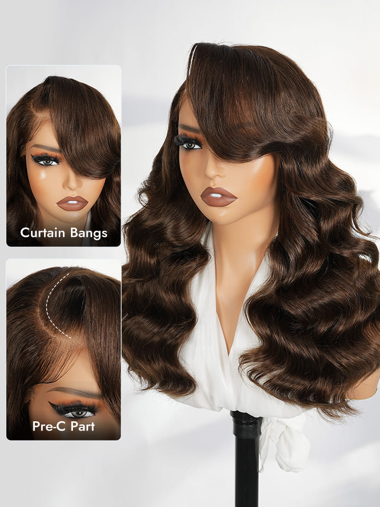 Brown Human Hair Wig