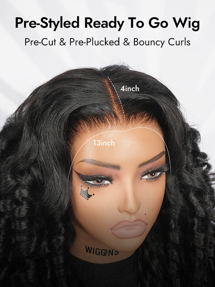 Flexi Rod Curly Glueless Wigs