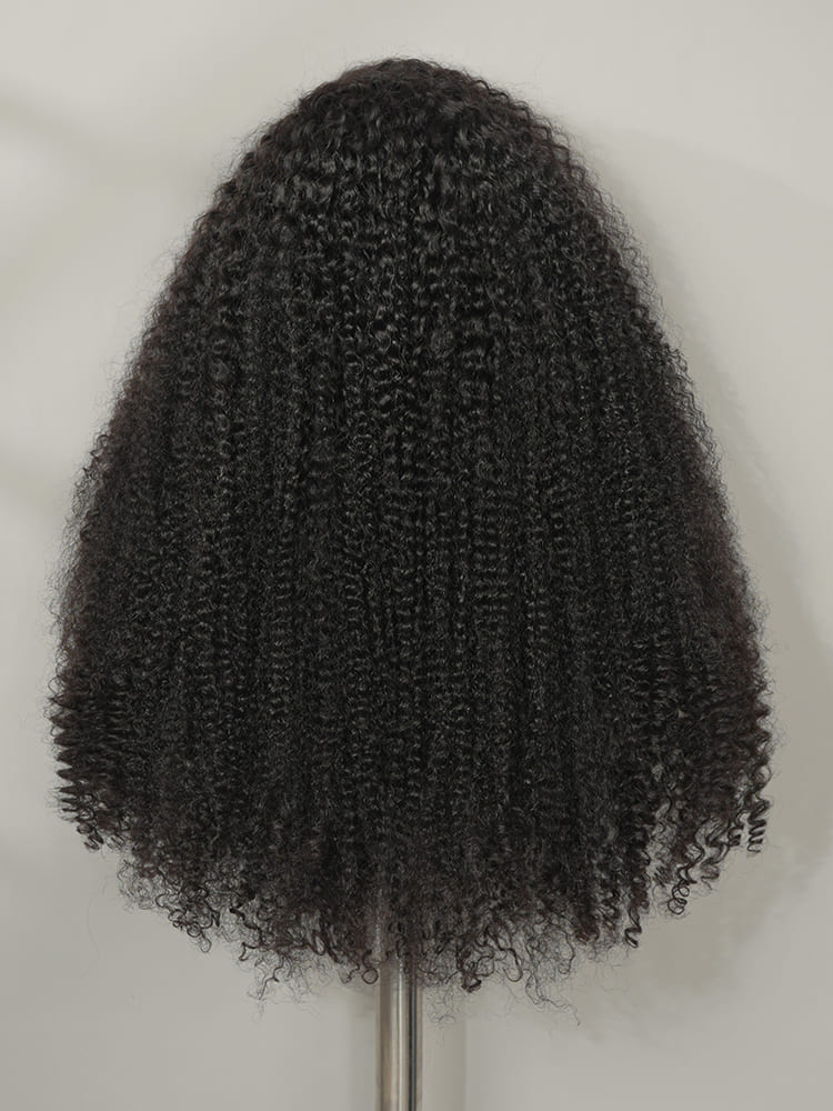 Full Curly M Shaped Hairline Lace Wig