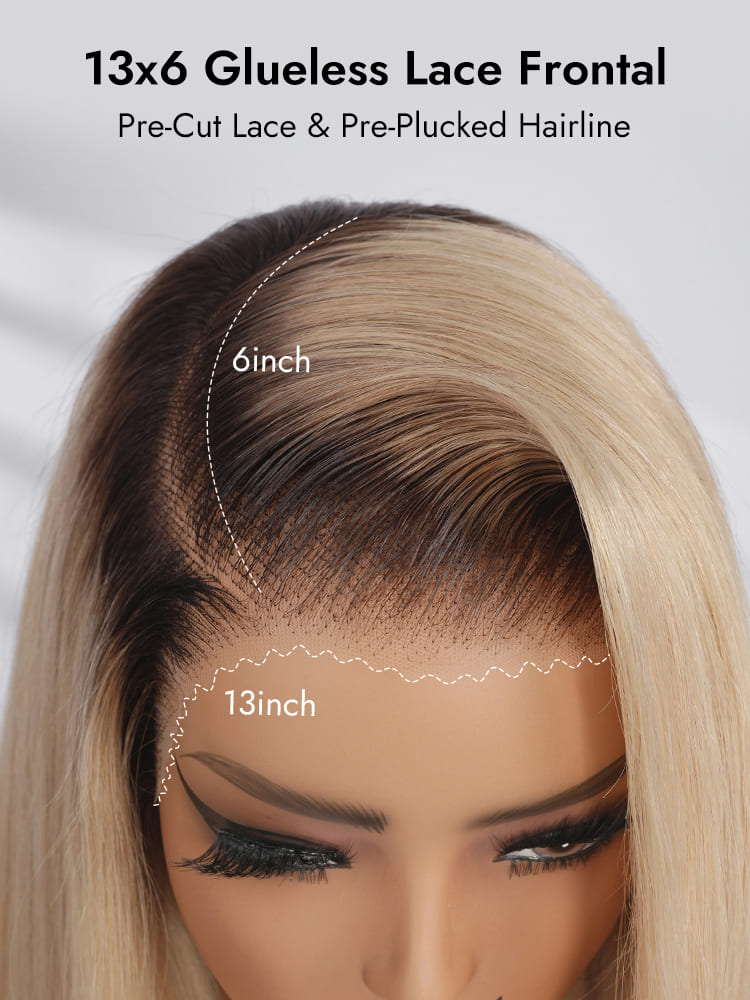 Ombre Straight 13x6 Ready To Go Lace Frontal