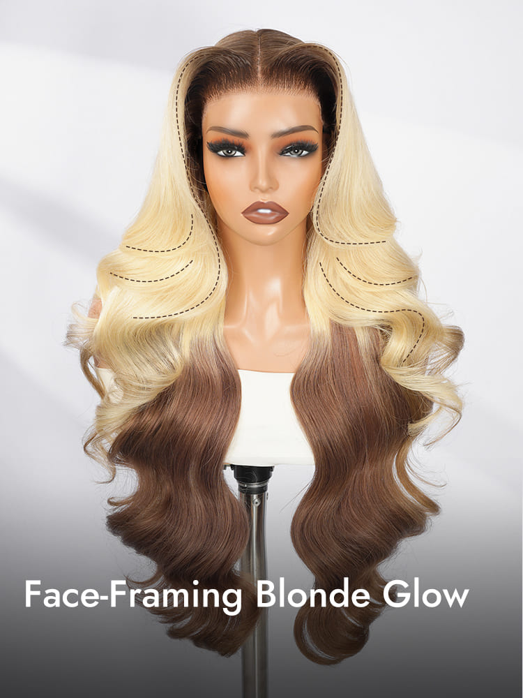 Reverse Ombre Body Wave Wig