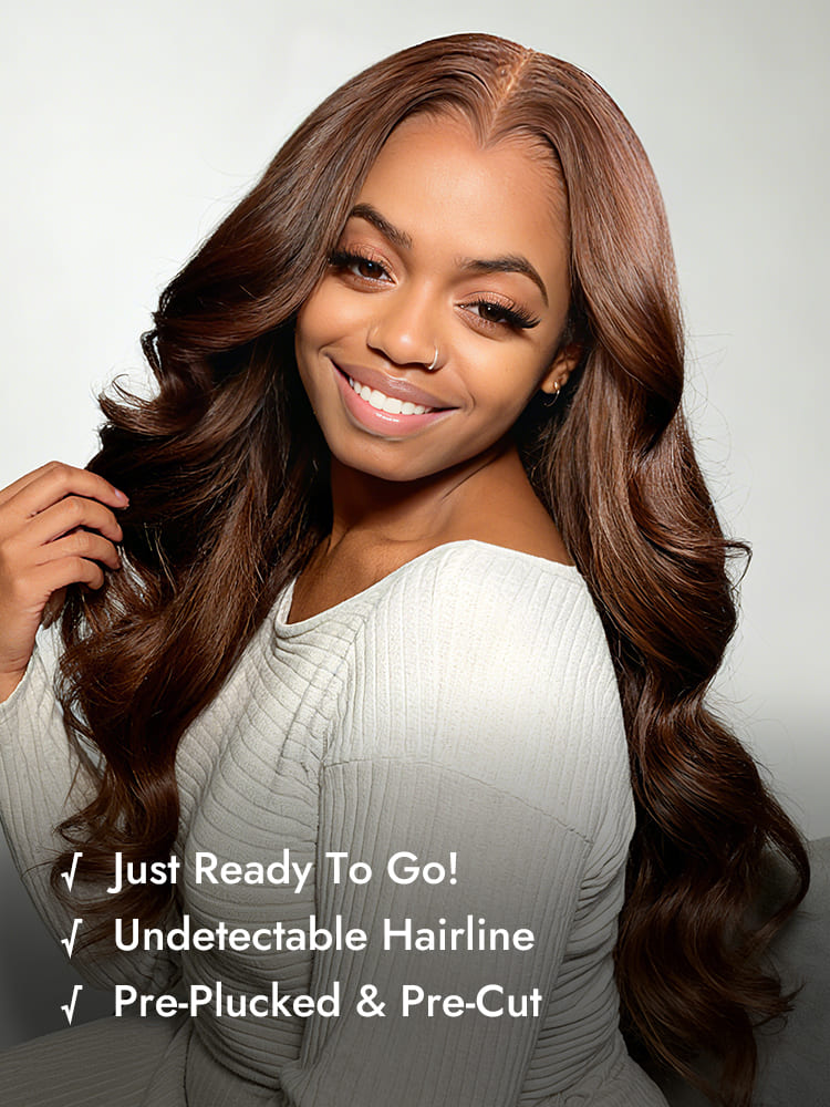 Brown Body Wave Wig