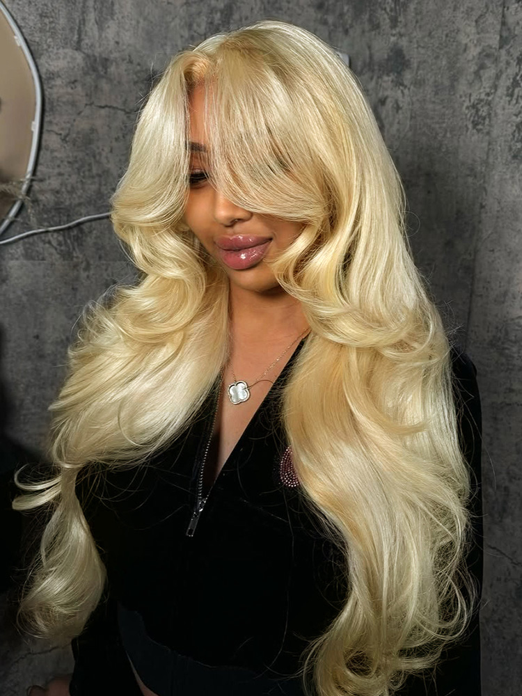 Curtain Bangs Glueless Lace Hair Wig