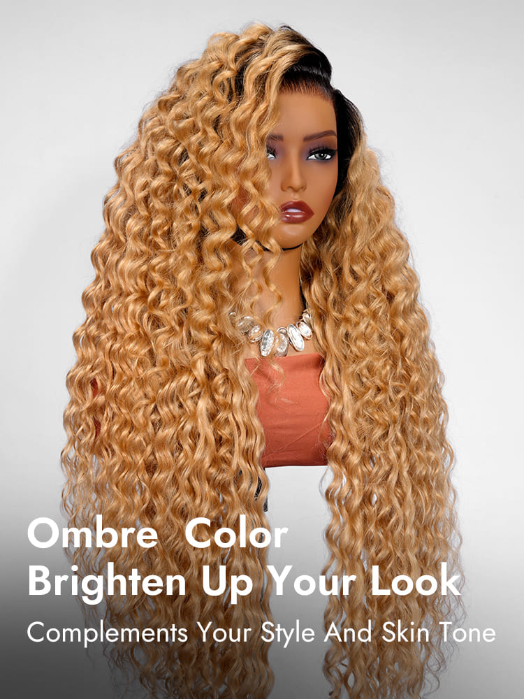 Ombre Loose Deep Wave Wig