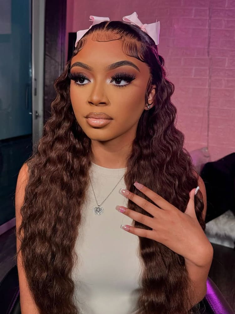 Brown Human Hair Lace Wig