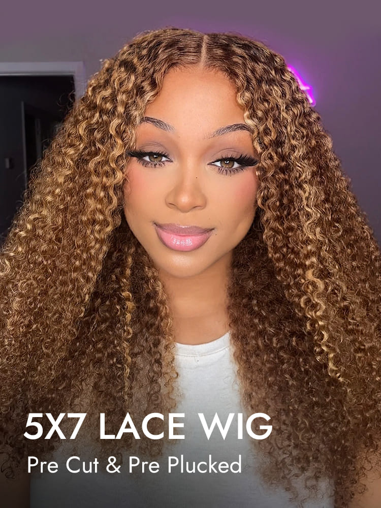 Highlight 5x7 Lace Closure Wig