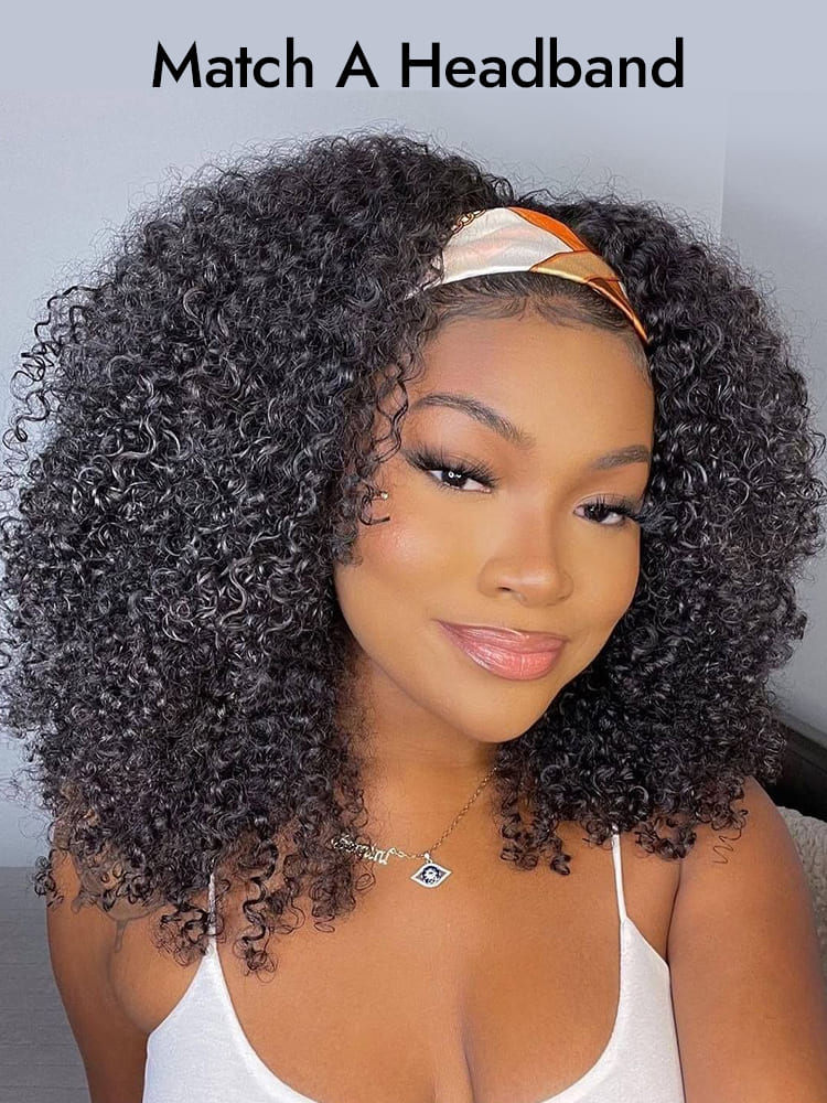 Half Wig With A HeadBand