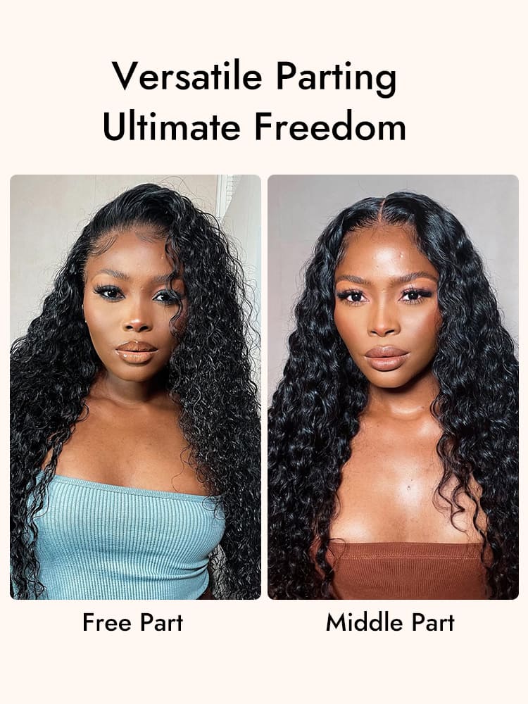 Deep Wave Lace Closure Wigs