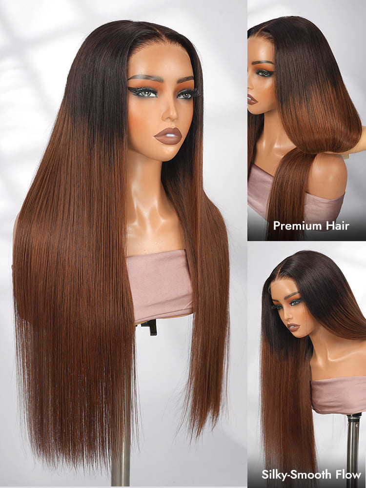Ombre Silky Straight 5x5 Lace Wigs
