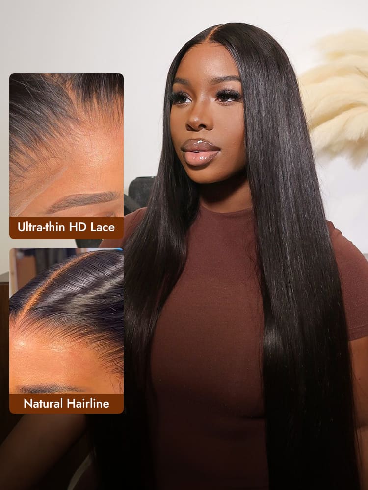 Sleek Straight HD Lae Hair Wig