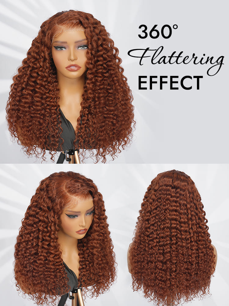 Copper Orange 13x6 Lace Frontal Wig