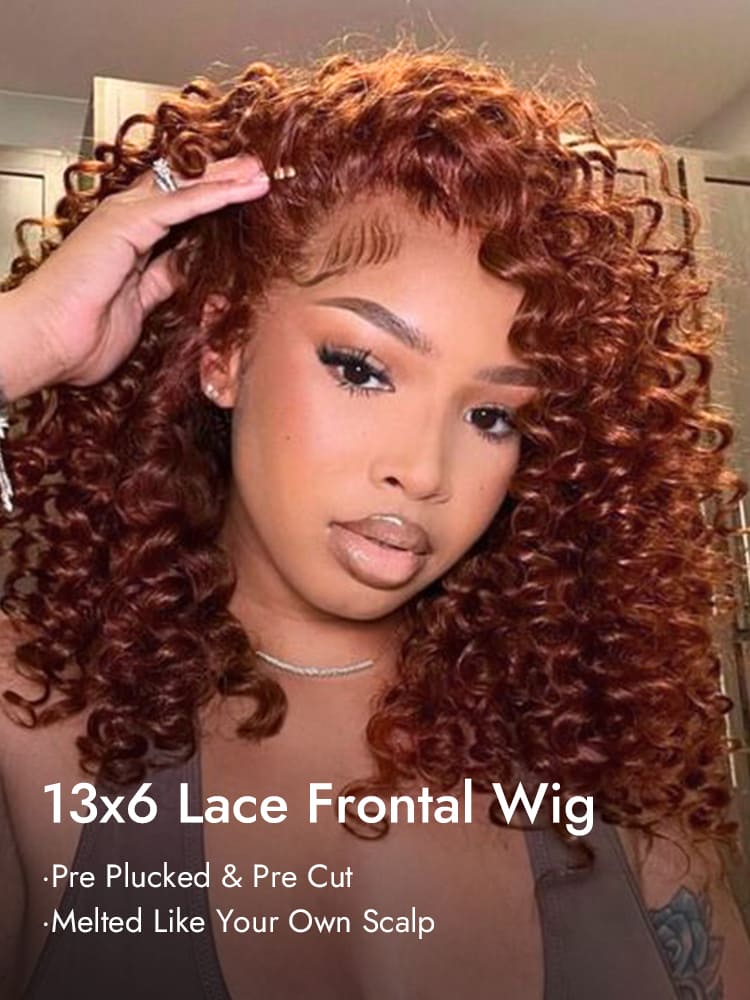 Ginger Brown 13x6 Lace Frontal Wig