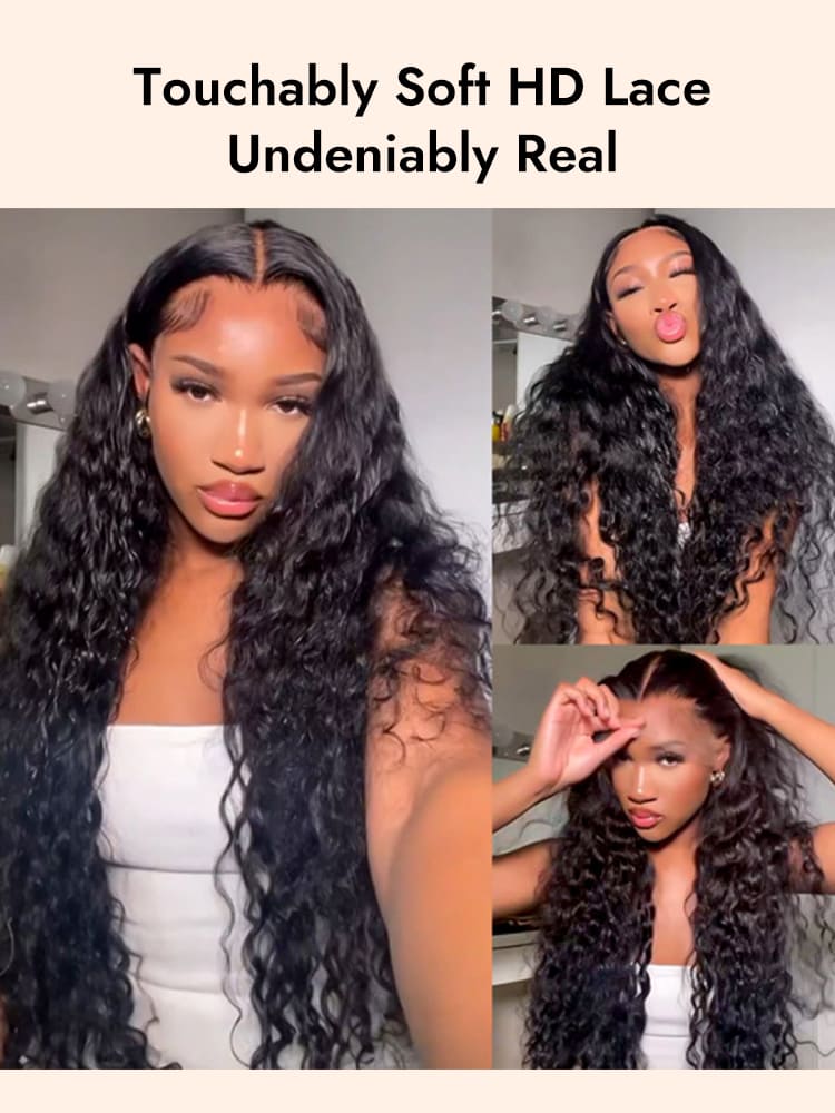 Preplucked Loose Deep Wave Lace Wigs