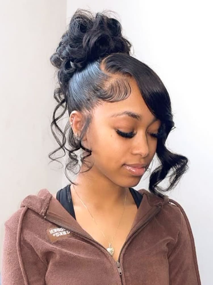 360 Lace Wig With Versatile Hairstyles