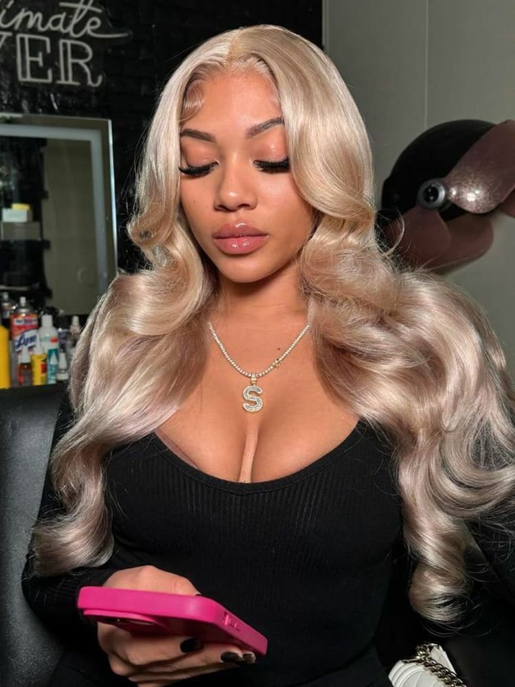 Champagne Blonde Body Wave Wig
