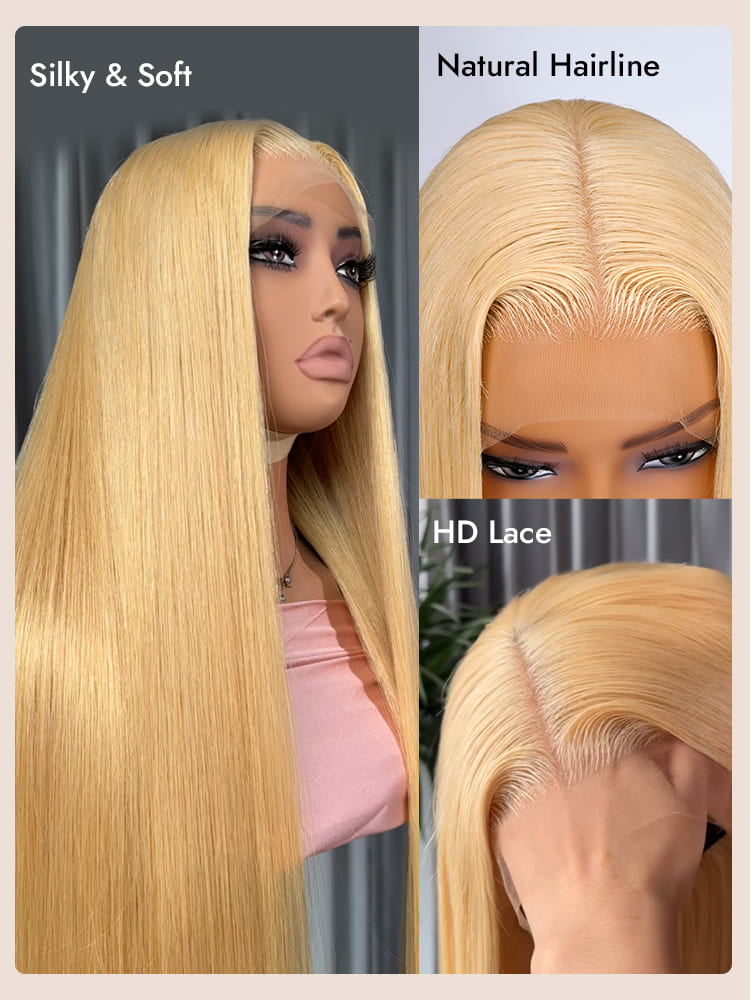 Super Long Straight Wig With Natural Hairline