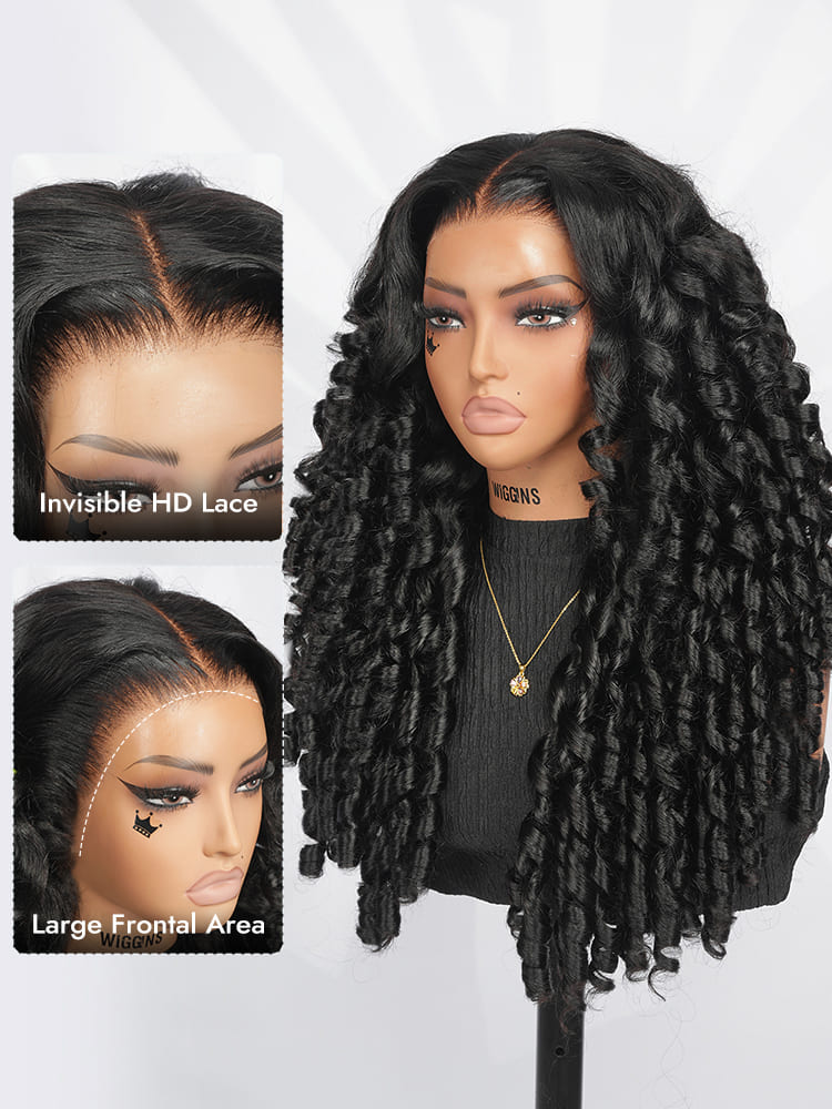 Flexi Rod Curly HD Lace Wigs
