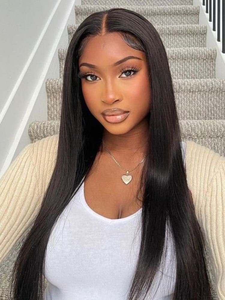 Straight U Part Human Hair Wig