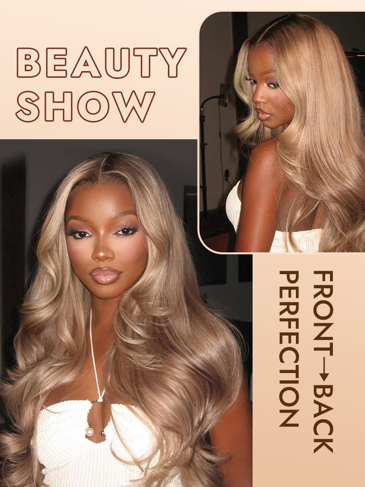 Ombre Blonde Wig With Slaon-Quality Layers