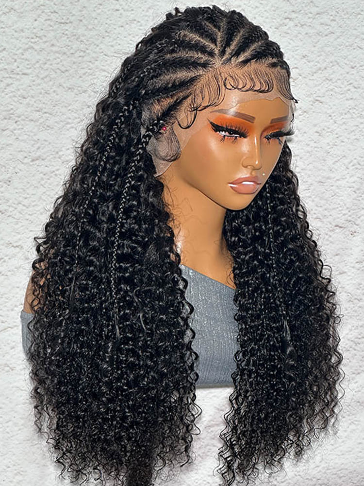 Pre Plucked Braid Lace Wig