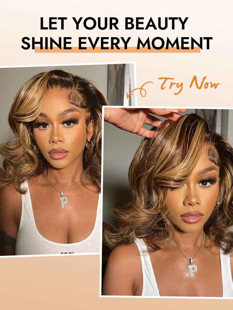 P4/27 Human Hair Bob Wigs