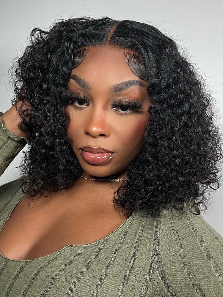 Bouncy Curly 13x4 Lace Front Wigs