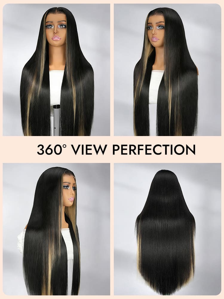 Peekaboo Highlight Human Hair Wigs
