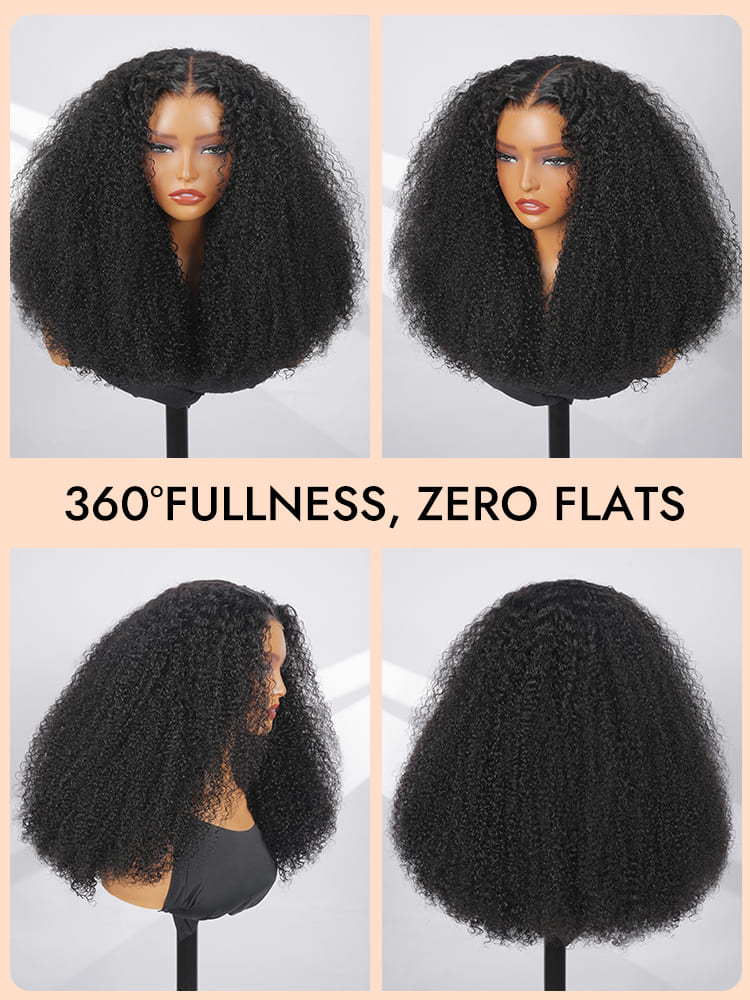 Afro Kinky Curly Glueless Wigs