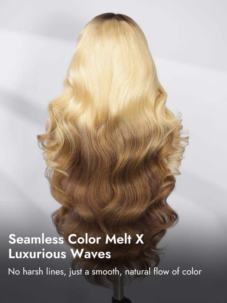 Reverse Ombre Glueless Lace Wig