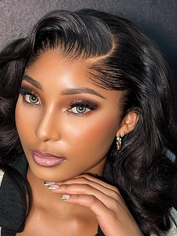 Side Part M Shaped Hairline Wig 