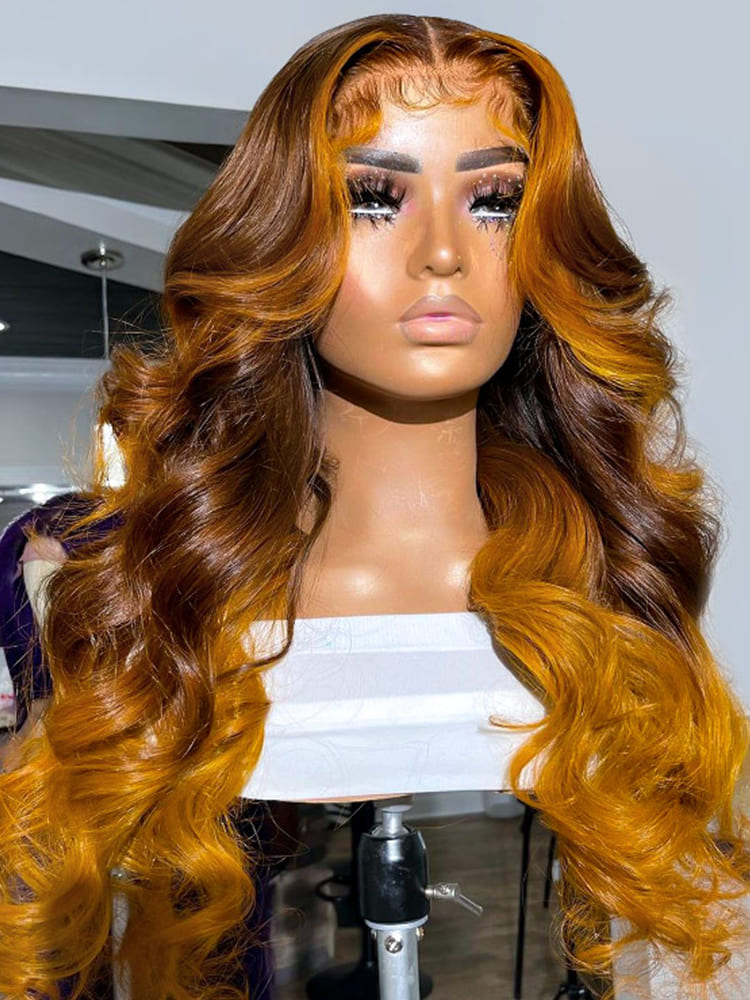 Brown Highlight Lace Wigs