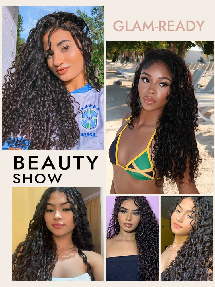 Finger Coiling Curly Wigs