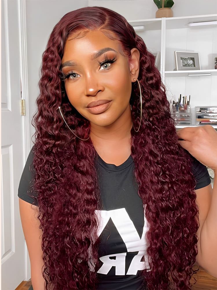 Deep Wave C Part Human Hair Wig