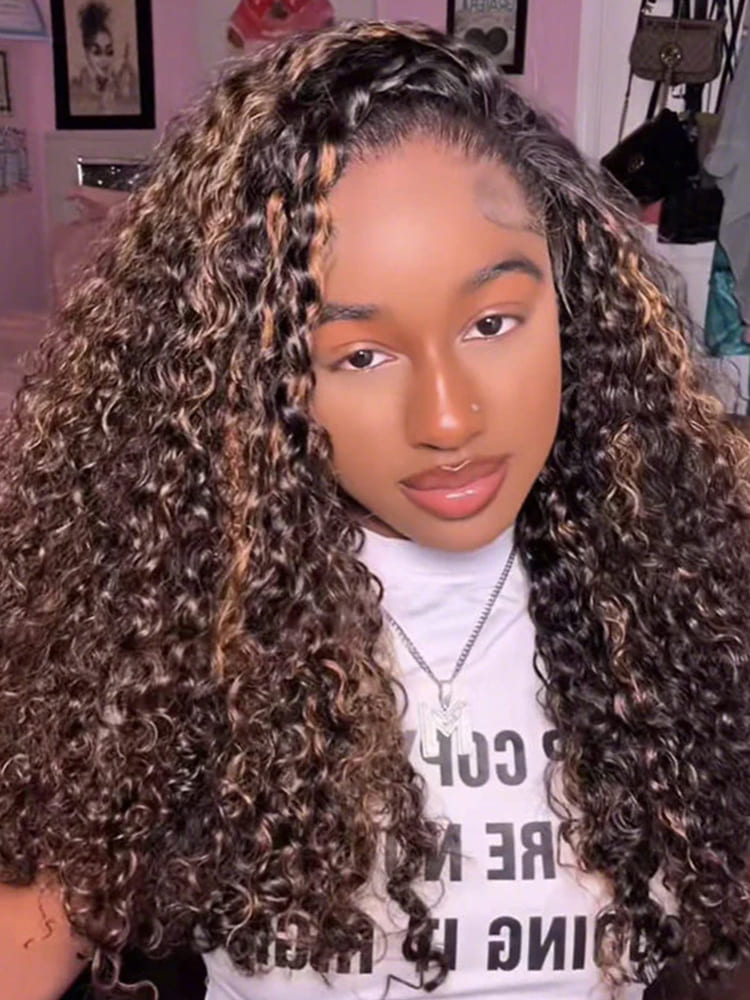 3 In 1 Water Wave Half Wig