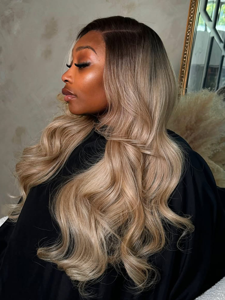 Salon-Perfect Ash Blonde Body Wave Wigs