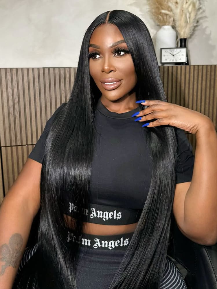 Long Straight HD Lace Closure Wig