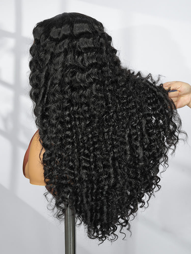 Deep Wave Wig With Spiral Curls