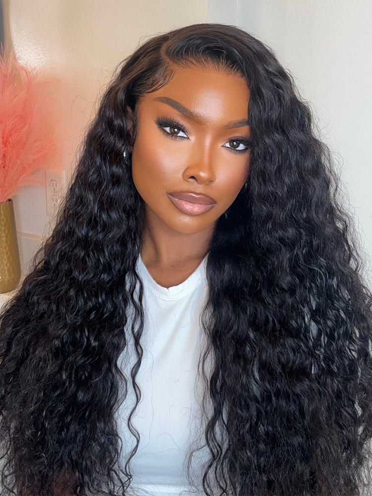 Loose Deep Wave Hair Wigs With Side Part