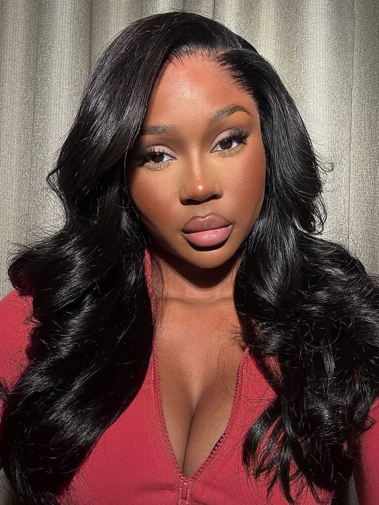 Body Wave V Part Glueless Wig