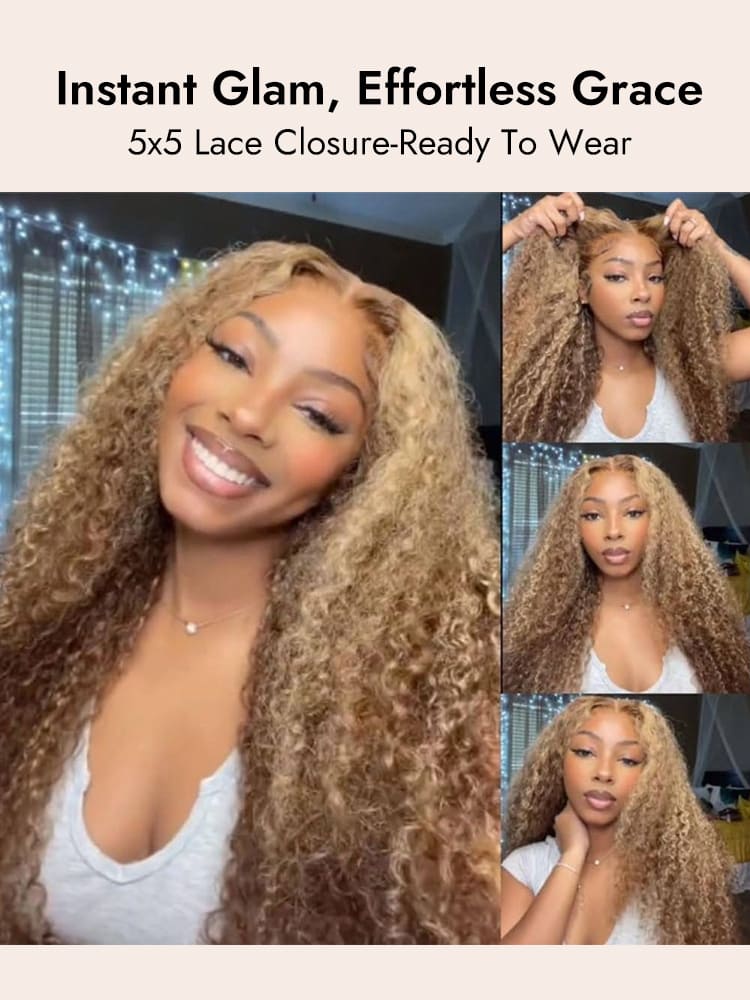 Highlight Curly Wig
